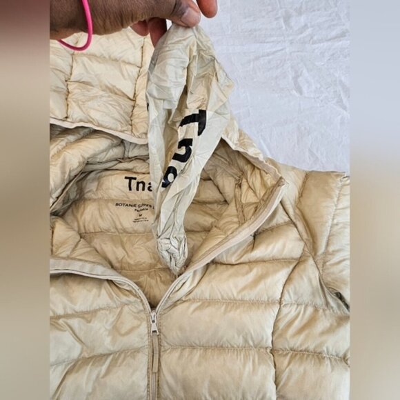 Aritzia TNA Botanie Little Puff Hoodie Jacket. Gray. Size Medium. - Picture 6 of 16